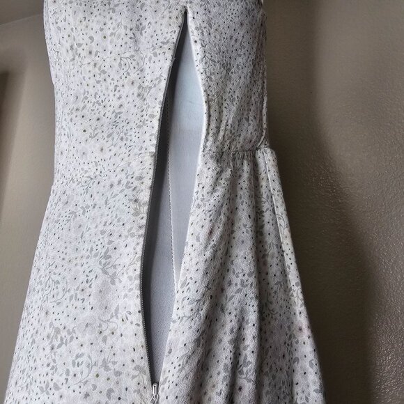 Aritzia Wilfred 8 Milkmaid Slip Dress Ditsy Floral Babydoll Smocked Soft Girl - Picture 3 of 7